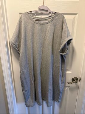 J. Jill relaxed fit short sleeve t-shirt dress- size 3x